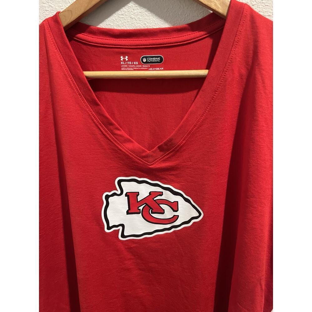Kansas City Chiefs T Shirt Womens XL Red - Picture 2 of 6